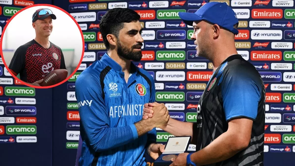 Ibrahim Zadran dedicates Player of the Match award as Trott photo