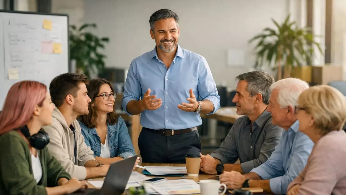 Generational leadership  workplace management photo