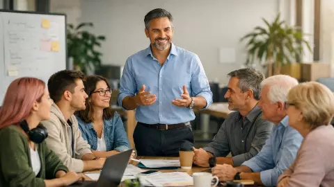 Generational leadership  workplace management photo