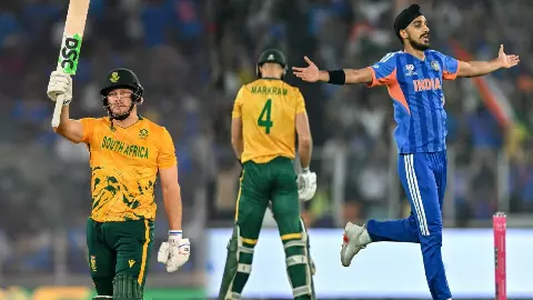 T20 WC: South Africa से हार के बाद Team India की डगर हुई मुश्किल, सेमीफाइनल में पहुंचने के लिए पास करने होंगे ये इम्तेहान T20 WC: South Africa से हार के बाद Team India की डगर हुई मुश्किल, सेमीफाइनल में पहुंचने के लिए पास करने होंगे ये इम्तेहान