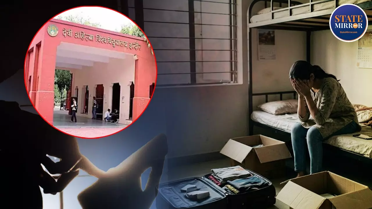 Video call scandal Devi Ahilya University news