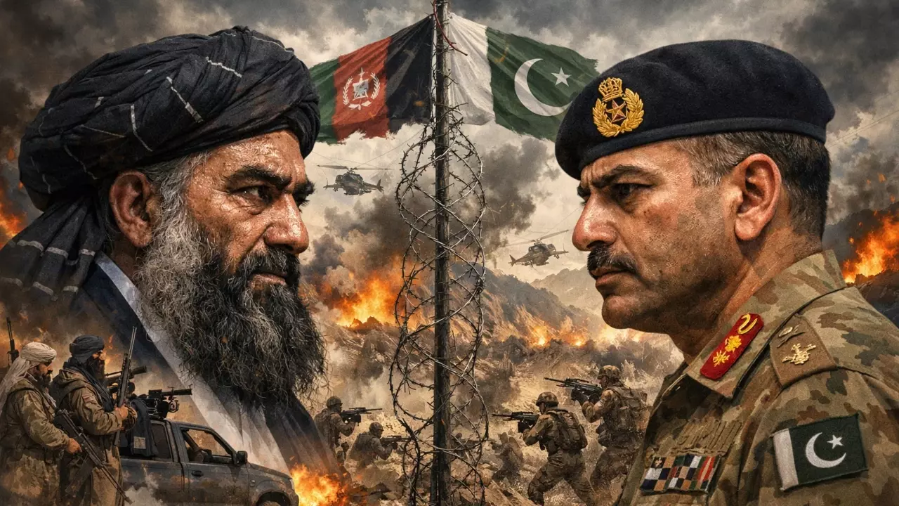 Pakistan Afghanistan War Hibatullah Akhundzada Asim Munir