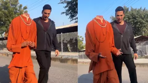 सिरकटे भूत के साथ Akshay Kumar, फनी अंदाज में किया Bhooth Bangla का प्रमोशन; फैंस हुए एक्साइटेड सिरकटे भूत के साथ Akshay Kumar, फनी अंदाज में किया Bhooth Bangla का प्रमोशन; फैंस हुए एक्साइटेड