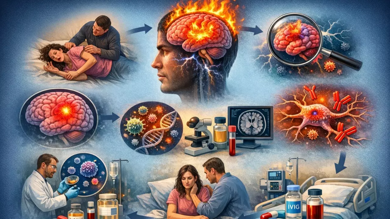 Brain on Fire Syndrome Anti-NMDA Receptor Encephalitis