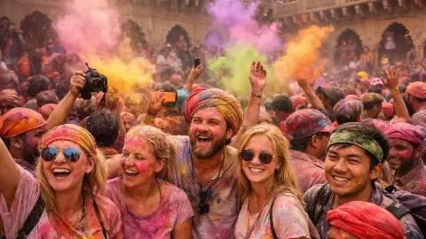 Rajasthan Tourism Holi Tourism 2026 Foreign Tourists