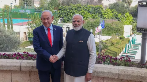 pm modi Netanyahu phone call pm modi Netanyahu phone call