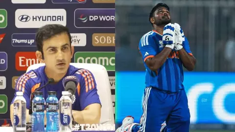 Gautam Gambhir reaction on sanju samson Gautam Gambhir reaction on sanju samson