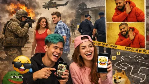 आग लगे चाहे बस्ती में Gen Z रहता मस्ती में! वॉर से क्राइम तक, क्यों हर खबर को Meme बना देती है यह जनरेशन