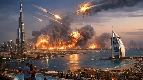 Dubai safe haven Iran missile attack