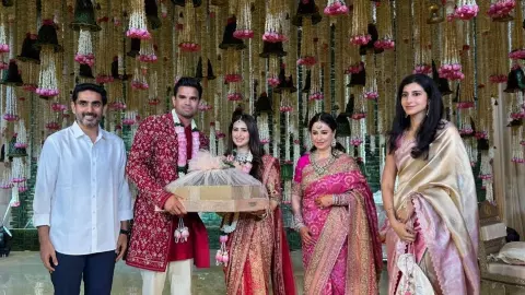 Arjun Tendulkar की शादी में लगा सितारों का जमावड़ा, Akash Ambani से लेकर Raj Thackeray तक पहुंचे मेहमान