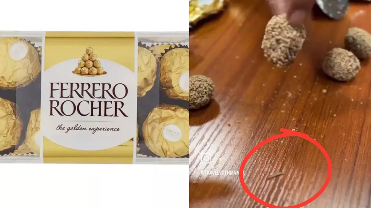 Ferrero Rocher चॉकलेट में निकले कीड़े! महिला का वीडियो वायरल, ब्रांड पर उठे सवाल- देखिए VIDEO