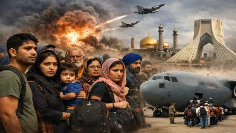 9 thousand indians stucked in Iran while america and israel doing continue bombing