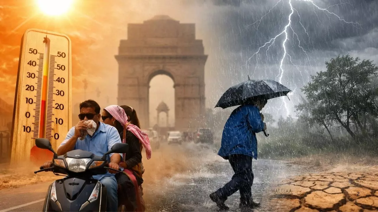 india weather update rain alert 7 states heatwave rajasthan delhi temperature