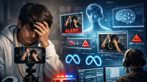 fake suicide video agra girl meta ai alert police fatehpur sikri