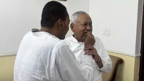 Nitish Kunar son Nishant Kumar Bihar politics entry into JDU