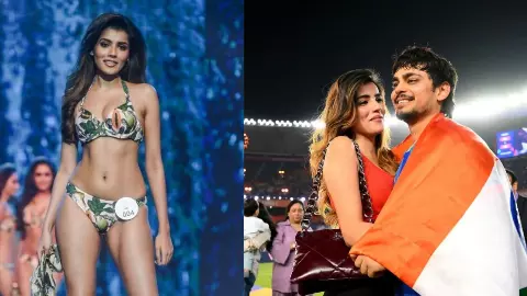 ishan kishan girlfriend aditi hundia bikini video troll after t20 world cup 2026