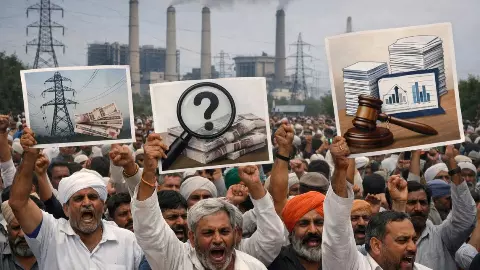 Haryana electricity payment row photo