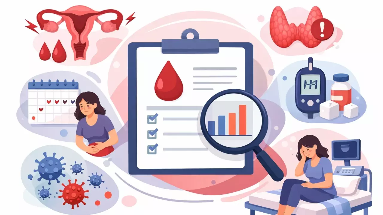 periods blood health report menstrual blood health indicators