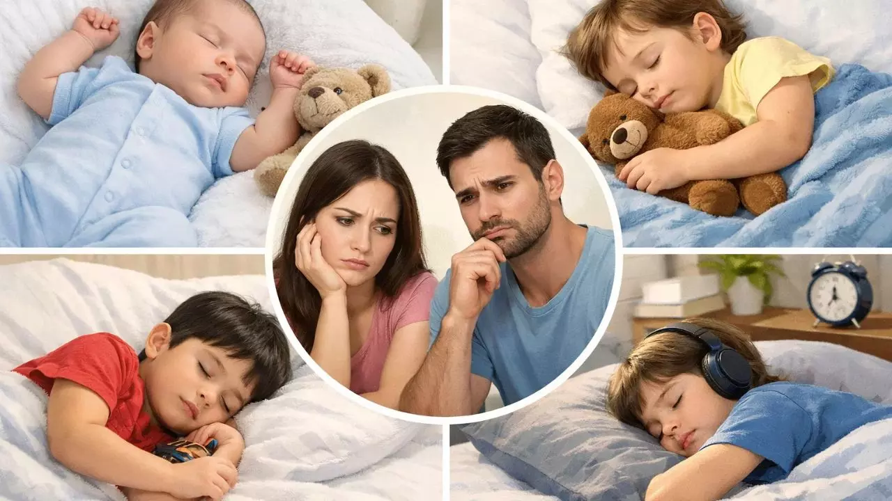 बच्चे की नींद को लेकर हैं परेशान? जान लीजिए किस उम्र में कितना सोना है जरूरी