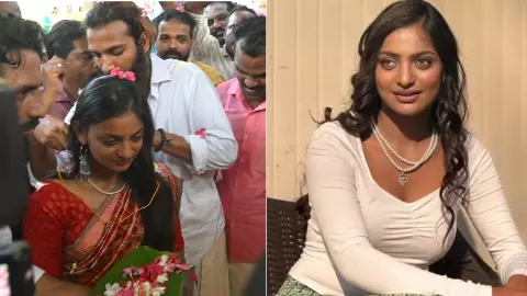 monalisa bhosle marriage furman khan kerala temple mahakumbh viral girl