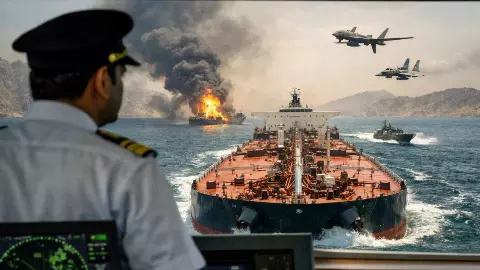 Indian captain oil tanker reached mumbai port from saudi arabia