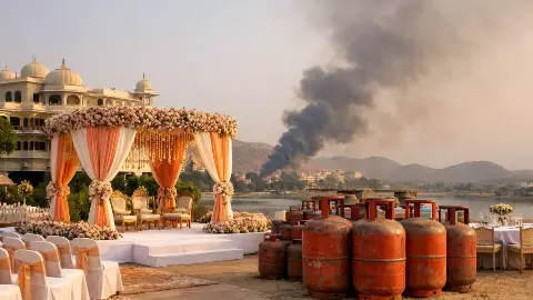 middle east war impact rajasthan lpg shortage destination wedding business