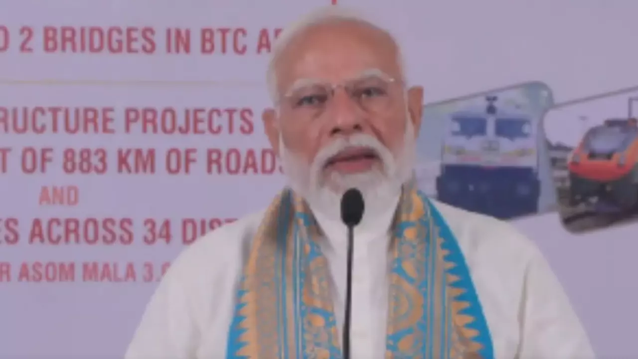 PM Modis Visit to Assam Bodoland Development
