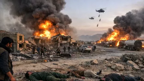 Pakistan ने काबुल पर बरसाए बम, 4 की मौत: कंधार एयरपोर्ट के पास फ्यूल डिपो भी निशाने पर, Afghanistan ने दी ये धमकी