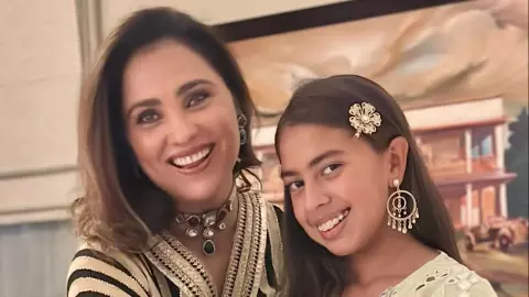 lara dutta stuck in dubai bombing returns india with daughter saira