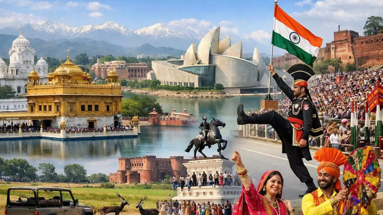 punjab tourism growth 2025 tourists swran mandir heritage agro tourism