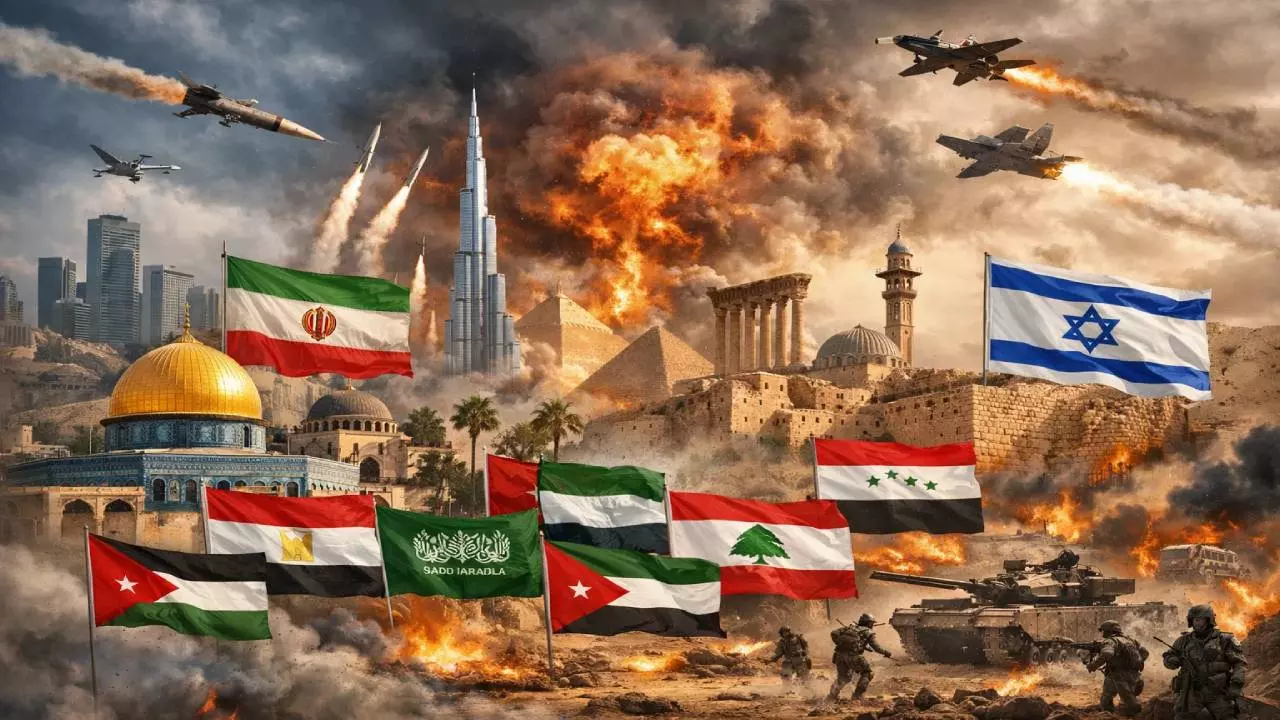 ईरान-इजरायल वार : जंग के बीच मिडिल ईस्ट के 10 देश कौन, जिन पर युद्ध का होगा सबसे ज्यादा असर?