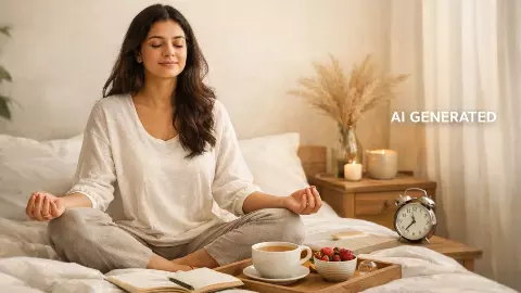 women doing meditation