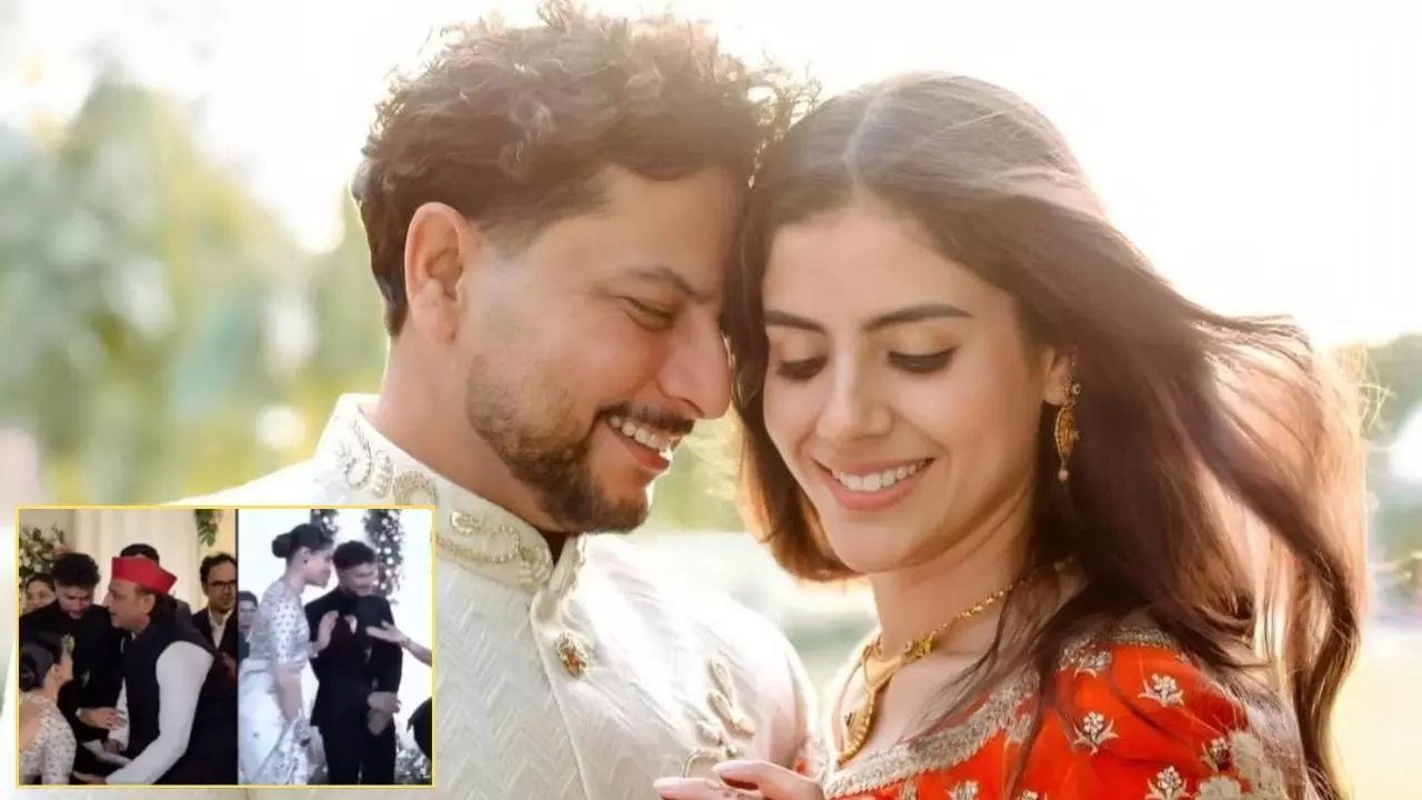 kuldeep yadav wife vanshika reception video viral