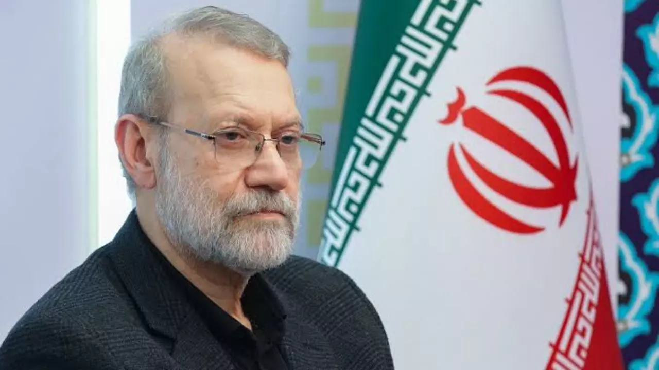 Where was Ali Larijani at the time of the attack