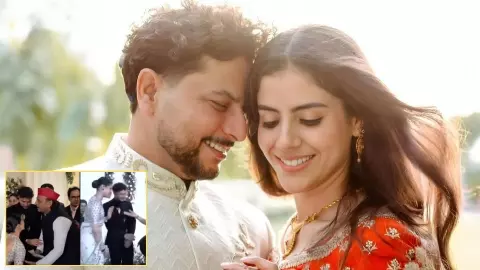 kuldeep yadav wife vanshika reception video viral