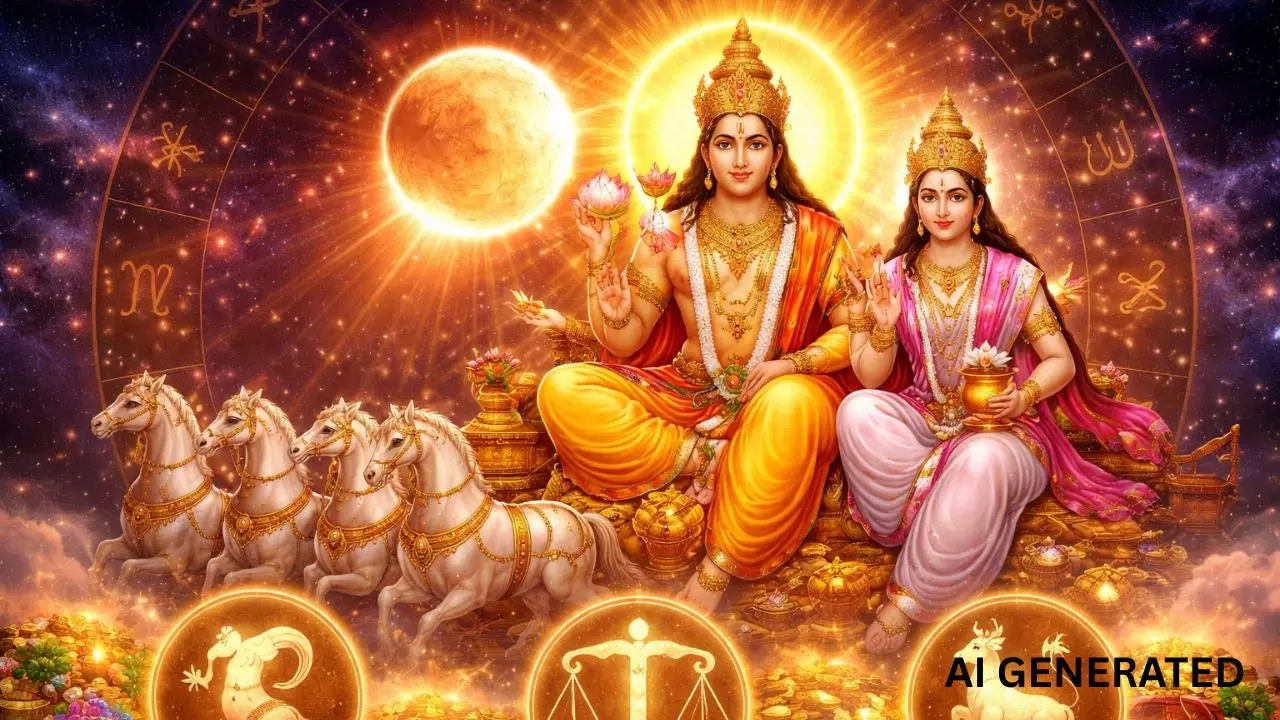 सूर्य-शुक्र की युति से बनेगा शुक्रादित्य राजयोग, इन तीन राशियों के लिए आएंगे अपार मौके