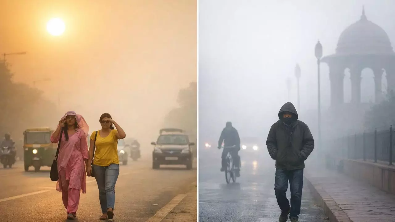 delhi ncr weather update coldest march day rain fog aqi improvement