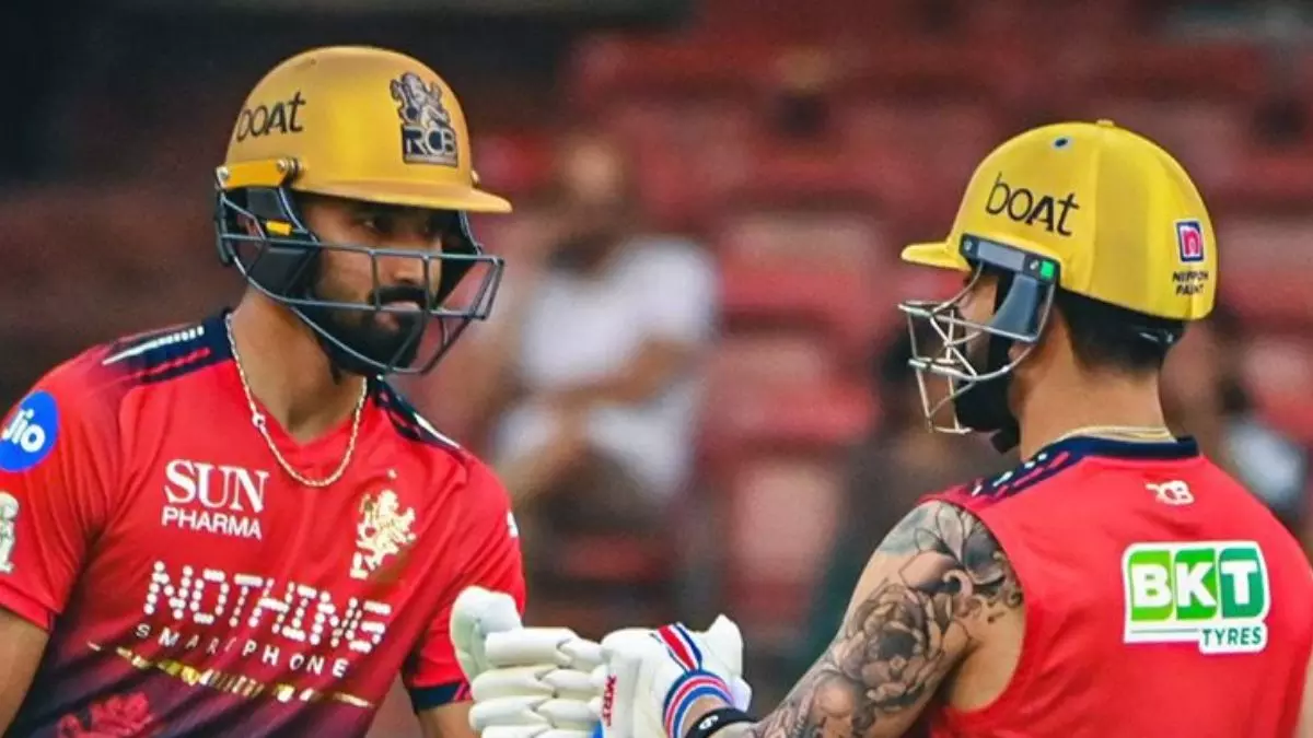 virat kohli in rcb practice match