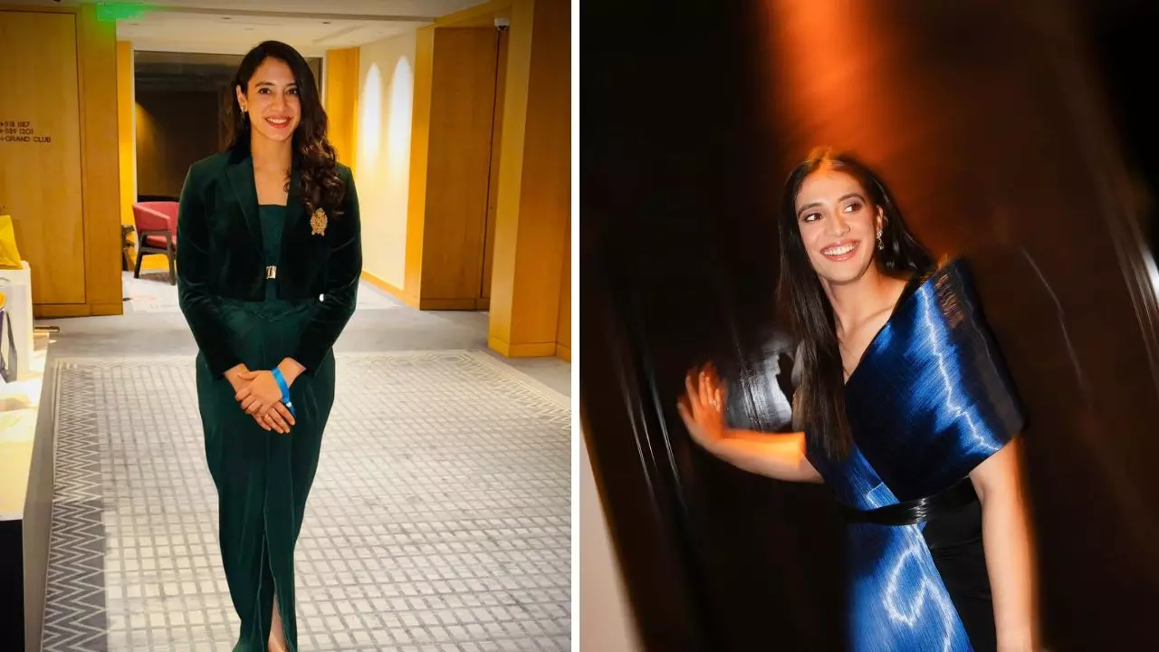 4.5 लाख की साड़ी ही नहीं इन Looks में भी क्या खूब लगीं Smriti Mandhana