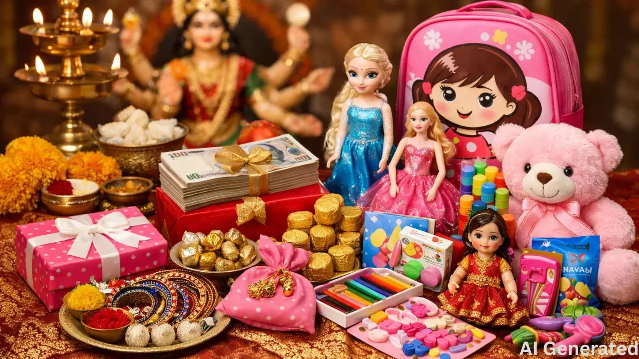 Chaitra Navratri 2026: पैसे या कोई Gift Items, अष्टमी और नवमी पर बच्चियों को क्या दें, यहां से लें Idea