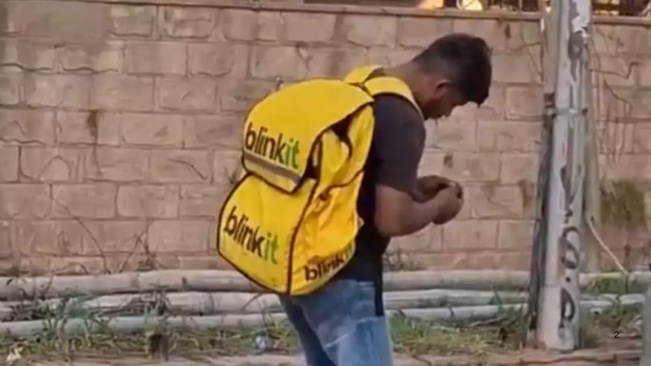 chandigarh delivery boy zombie state viral video drug suspected