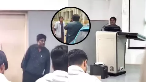 Karnataka: प्रोफेसर को महंगी पड़ी आशिकी! भरी क्लास में स्टूडेंट को किया प्रपोज तो जमकर हुई पिटाई Karnataka: प्रोफेसर को महंगी पड़ी आशिकी! भरी क्लास में स्टूडेंट को किया प्रपोज तो जमकर हुई पिटाई