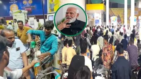 Petrol Pumps पर लंबी-लंबी लाइनें-PM मुख्यमंत्रियों के साथ करेंगे बैठक, सब कंट्रोल में तो अफवाह कैसे भारी?