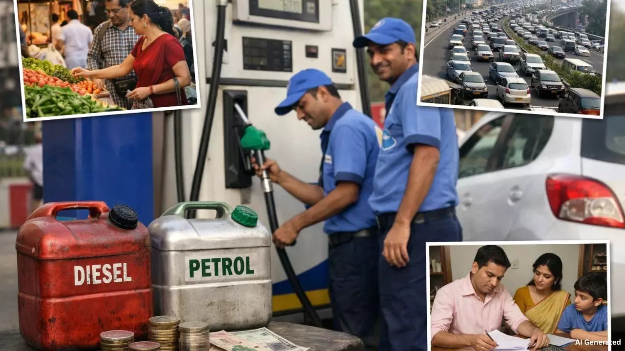 Petrol Diesel excise cut India