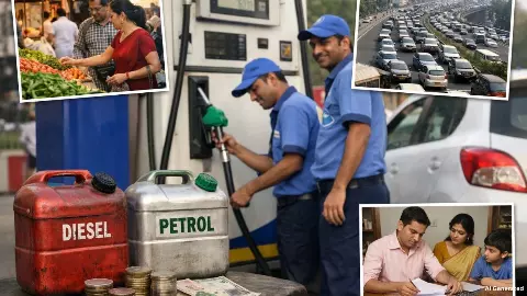Petrol Diesel excise cut India