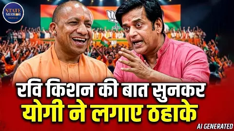ऐसा क्या बोल गए रवि किशन? सीएम योगी नहीं रोक पाए अपनी हंसी