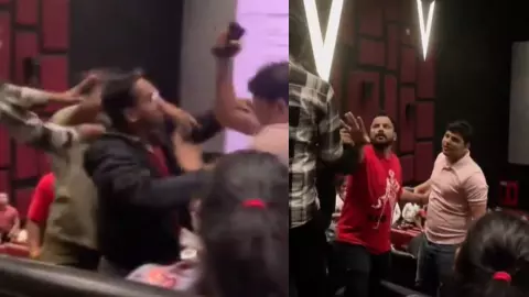 थिएटर में मम्मी-पापा दिखा रहे थे बच्चो को Dhurandhar 2, स्टाफ के पकड़ते ही चले लात-घूसे; Video Viral