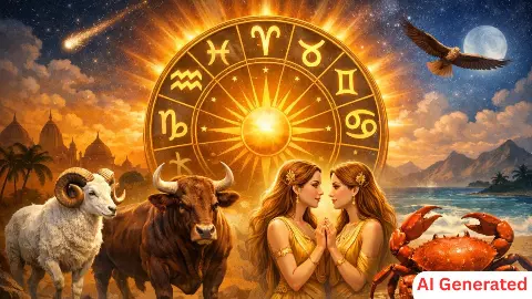 साप्ताहिक राशिफल: मेष से कर्क तक किसकी चमकेगी किस्मत, किसे रहना होगा सावधान? साप्ताहिक राशिफल: मेष से कर्क तक किसकी चमकेगी किस्मत, किसे रहना होगा सावधान?