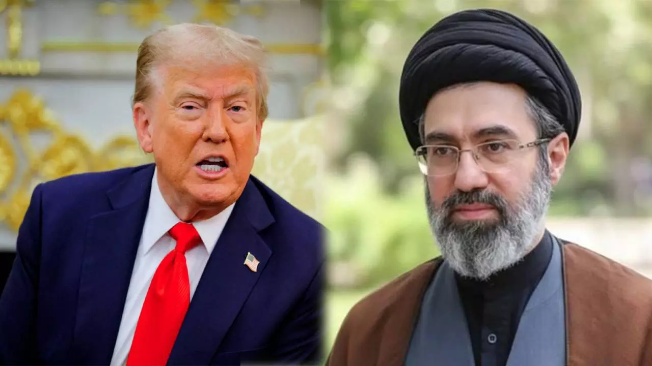 Donald Trump and Mojtoba Khamenei