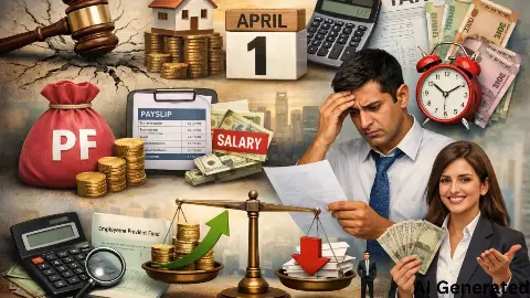 बड़ा झटका या राहत? 1 अप्रैल से बदल जाएंगे PF, टैक्स और सैलरी स्लिप समेत 10 बड़े नियम बड़ा झटका या राहत? 1 अप्रैल से बदल जाएंगे PF, टैक्स और सैलरी स्लिप समेत 10 बड़े नियम